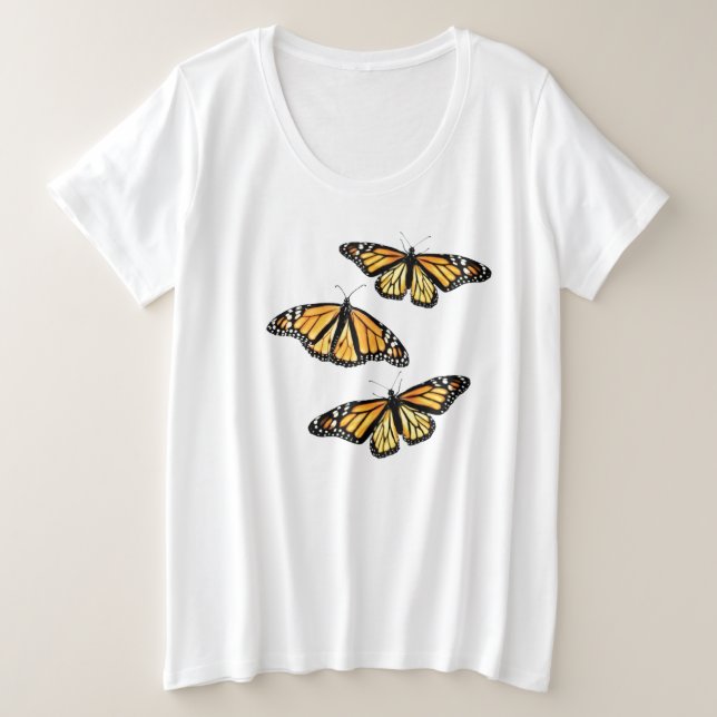 Monarques Dames Plus Taille Tee (Design devant)