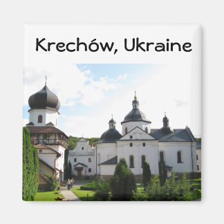 Monastère orthodoxe à Krechow, Ukraine Magnet