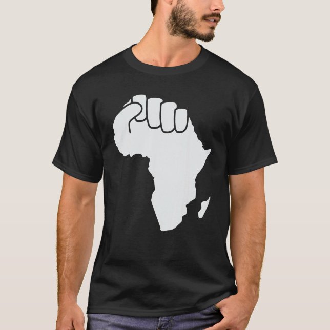 Monat Afrikanischer ZUHAUSE Afrika mit schwarzer G T-Shirt (Vorderseite)