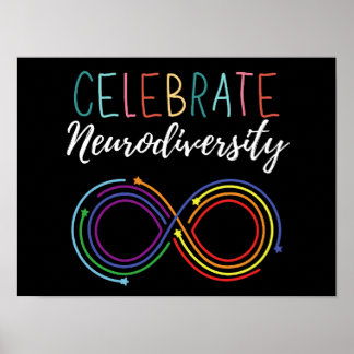 Monat der Aufklärung über Autismus Celebrate Neuro Poster