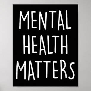 Monat der Aufklärung über psychische Gesundheit fü Poster