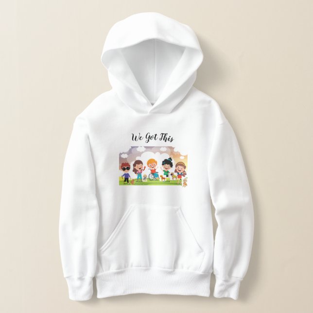 Monat der Behinderung mit Service-Hunde-Hoodie Hoodie (Ablage )