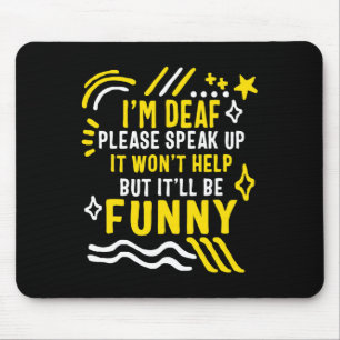 Monat der Bewusstsein, ich bin tot Bitte sprechen Mousepad