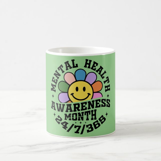 Monat der Bewusstseinsbildung für psychische Gesun Kaffeetasse (Mittel)