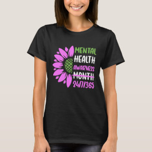 Monat der Bewusstseinsbildung für psychische Gesun T-Shirt