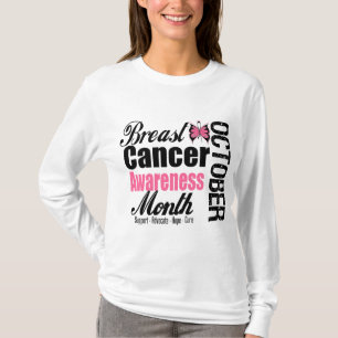 Monat der Brustkrebsaufklärung Schmetterling-Tribu T-Shirt