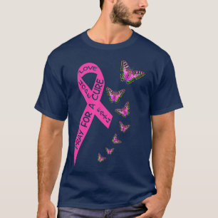 Monat der Brustkrebserkrankung Frauen Religiöser H T-Shirt