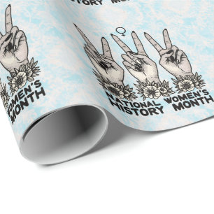 Monat der Frauengeschichte Geschenkpapier