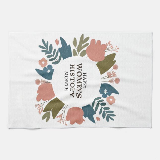 Monat der Frauengeschichte Geschirrtuch (Horizontal)