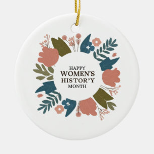 Monat der Frauengeschichte Keramik Ornament