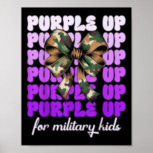 Monat der für Mil Lila Militärjungfrau Poster