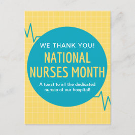 Monat der Krankenversicherung Postkarte