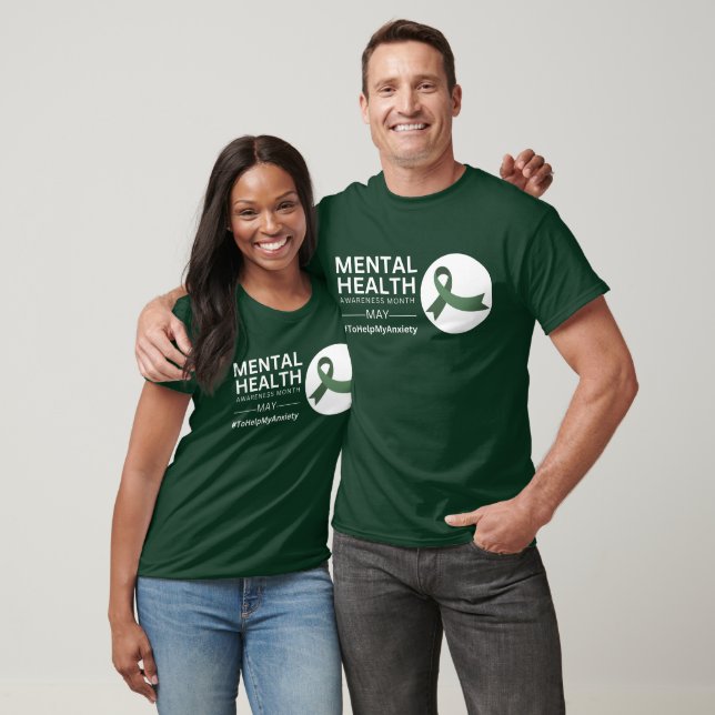 Monat der psychischen Gesundheit 2023 | Angst T-Shirt (Unisex)