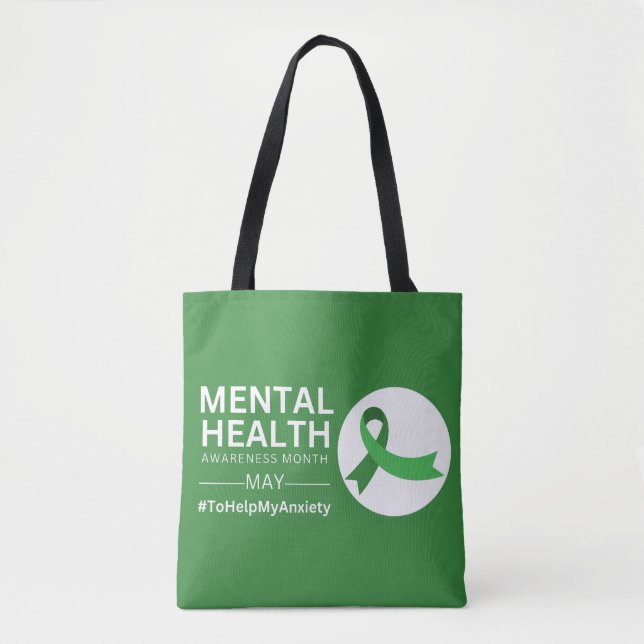 Monat der psychischen Gesundheit 2023 | Angst Tasche (Vorderseite)