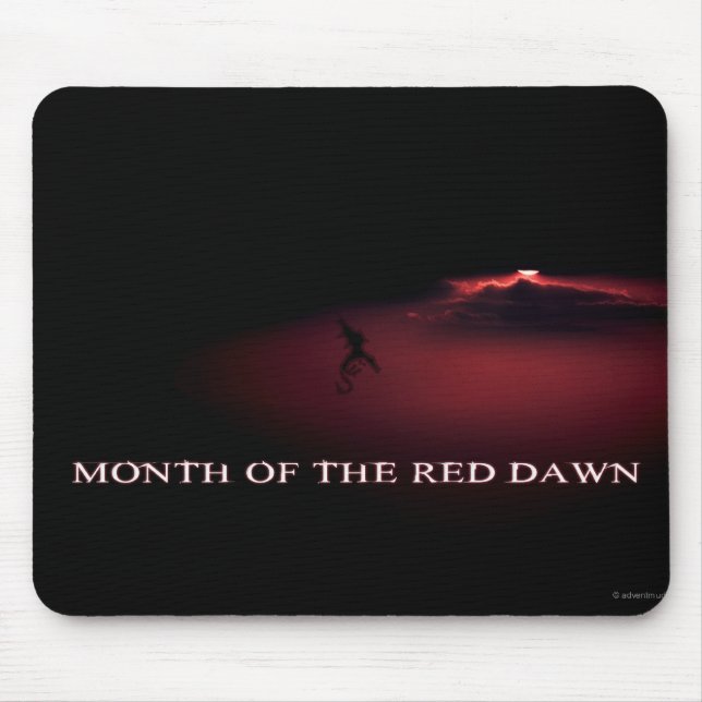 Monat der roten Dämmerung - Januar - Cedric Mousepad (Vorne)
