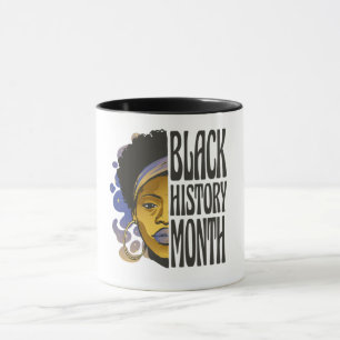 Monat der schwarzen Geschichte - Afrikanische Frau Tasse