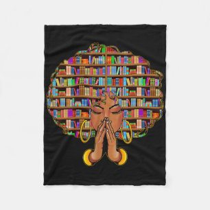 Monat der schwarzen Geschichte Afro Frauen Mädchen Fleecedecke