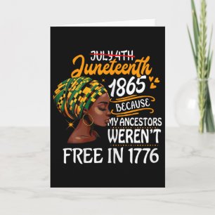 Monat der schwarzen Geschichte Afroamerikanischer Karte
