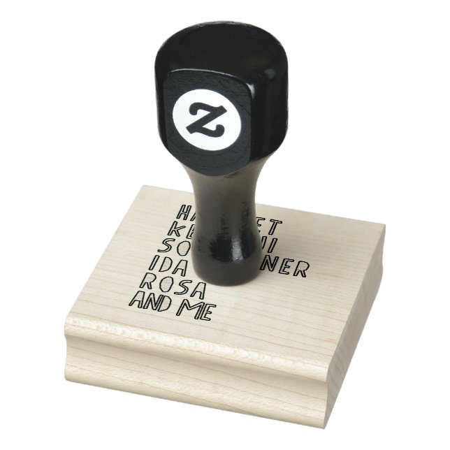Monat der Schwarzen Geschichte, berühmte schwarze  Gummistempel (Stempel)