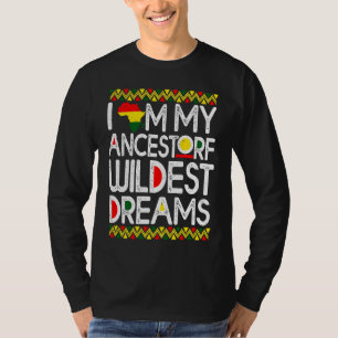 Monat der Schwarzen Geschichte Frauen Vorfahren W T-Shirt