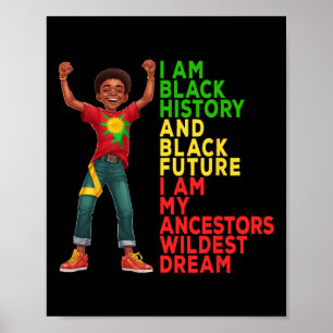 Monat der schwarzen Geschichte Juneteenth Unabhäng Poster