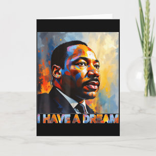 Monat der schwarzen Geschichte Martin Luther King Karte