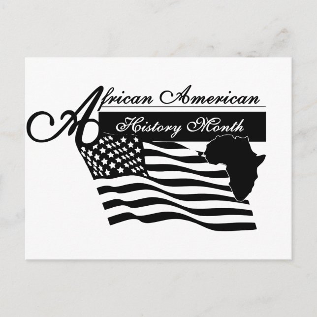 Monat der Schwarzen Geschichte Postkarte (Vorderseite)