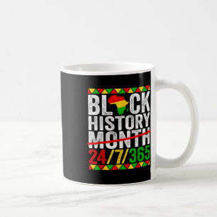 Monat der schwarzen Geschichte Probleme der schwar Kaffeetasse