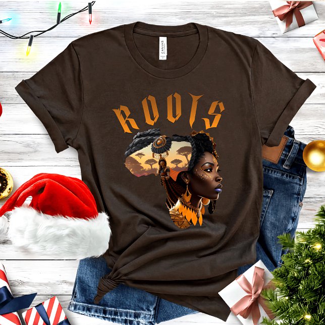 Monat der schwarzen Geschichte - Roots Africa T-Shirt (Von Creator hochgeladen)