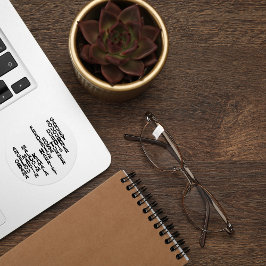 Monat der Schwarzen Geschichte Runder Aufkleber