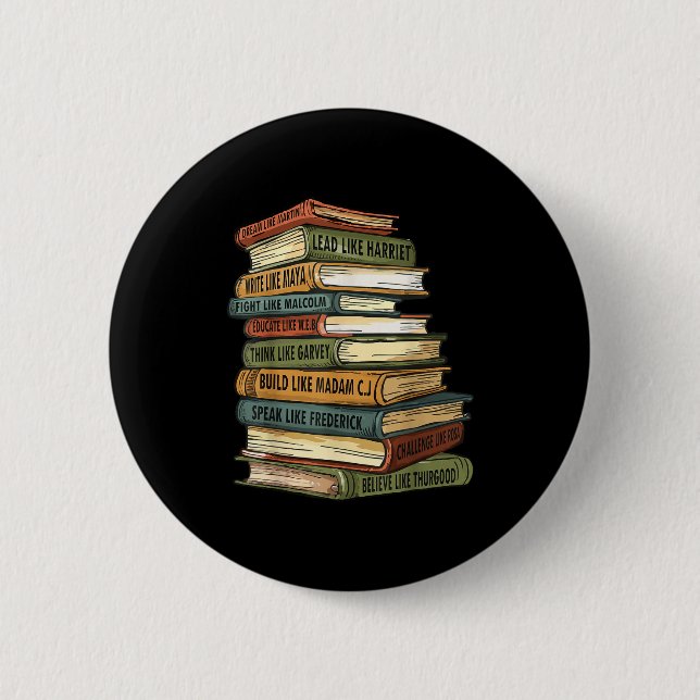 Monat der Schwarzen Geschichte Schwarze Geschichte Button (Vorderseite)