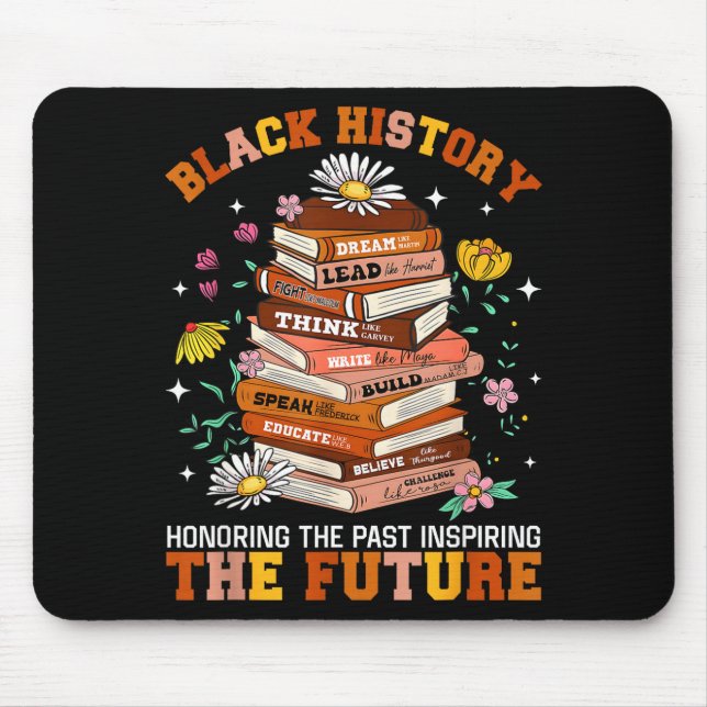 Monat der schwarzen Geschichte schwarzer afroameri Mousepad (Vorne)