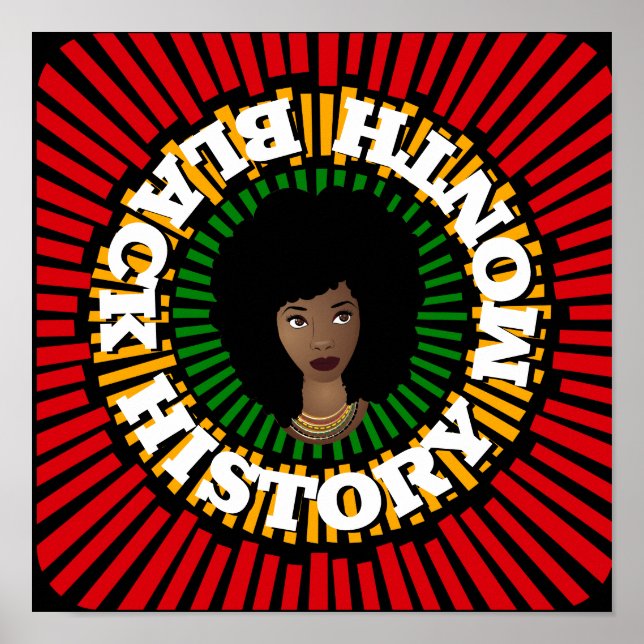 Monat der schwarzen Geschichte, Sonnenstrahlen, sc Poster (Vorne)