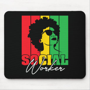 Monat der Schwarzen Geschichte Sozialarbeiter Sozi Mousepad