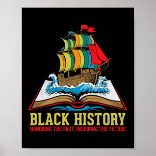 Monat der schwarzen Geschichte Stolz Afrikanisch A Poster