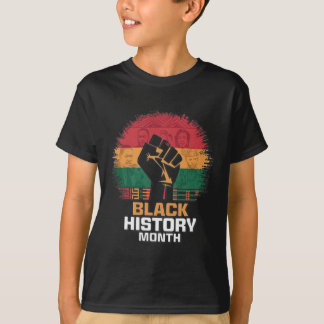 Monat der schwarzen Geschichte Stolz Ermächtigung T-Shirt