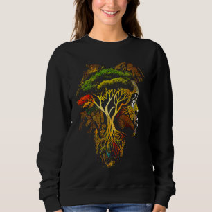 Monat der schwarzen Geschichte  Vorfahren der afro Sweatshirt