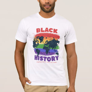 Monat der Schwarzen Geschichte, Weltkarte für Fami T-Shirt