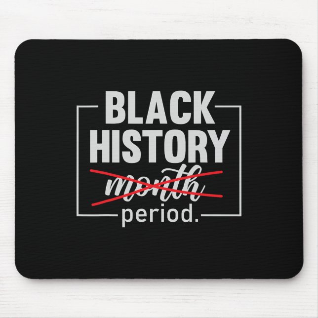 Monat der Schwarzen Geschichte Zeitraum Afroamerik Mousepad (Vorne)