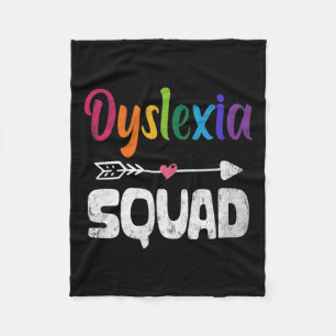 Monat der Sensibilisierung Dyslexie Lehrer Therapi Fleecedecke