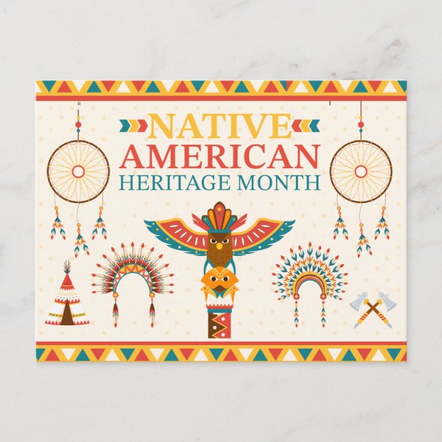 Monat des amerikanischen Kulturerbes 2025 Postkarte (Vorderseite)