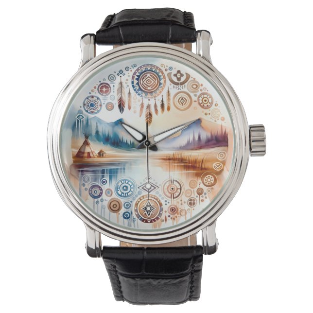 Monat des amerikanischen Kulturerbes Armbanduhr (Vorderseite)