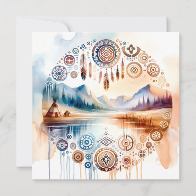 Monat des amerikanischen Kulturerbes Einladung (Vorderseite)