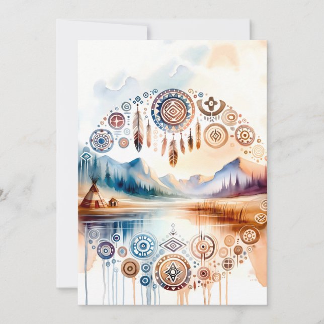 Monat des amerikanischen Kulturerbes Einladung (Vorderseite)