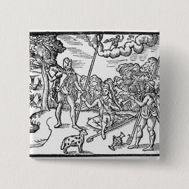 Monat des Augusts, 'vom Shepheardes Button (Vorderseite)