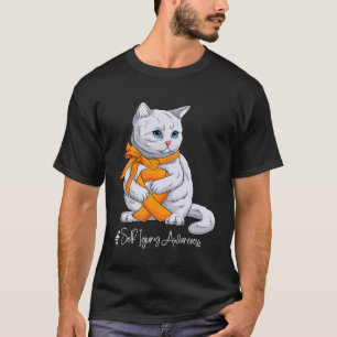 Monat des Bewusstseins der Selbstverletzung Orange T-Shirt