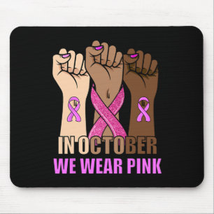 Monat des Bewusstseins für den Krebs Frauen rosa F Mousepad