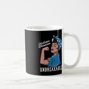 Monat des Bewusstseins für Diabetes Frau unzerbrec Kaffeetasse