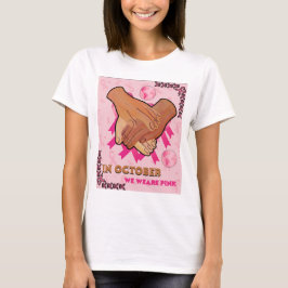 Monat des Brustkrebs im Oktober T-Shirt