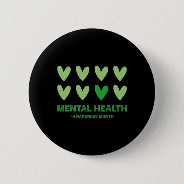 Monat des Gesundheitsbewusstseins Button (Vorderseite)